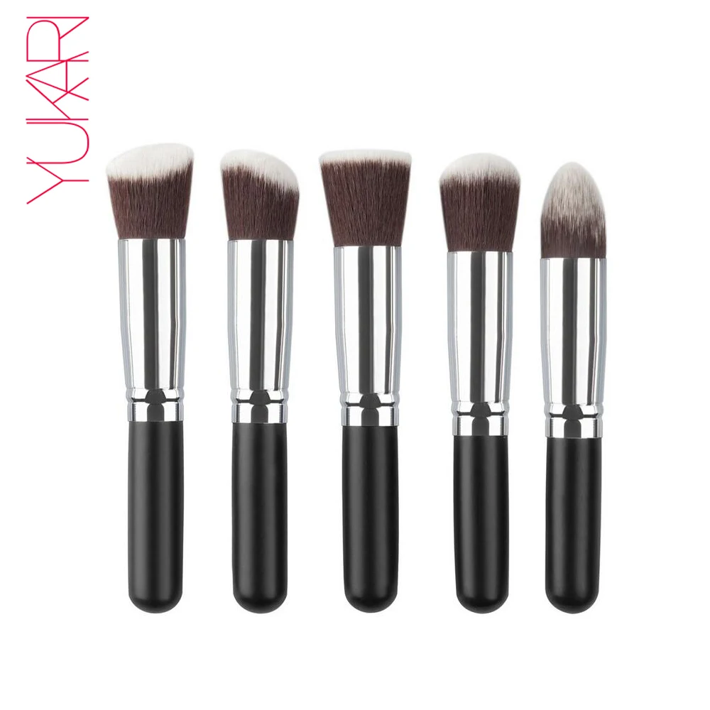 YUKARI 10 шт. шерстяная щетка для макияжа Набор kwaste make up beauty румяна Контур основания Пудра Косметика для глаз Губы Макияж Кисть