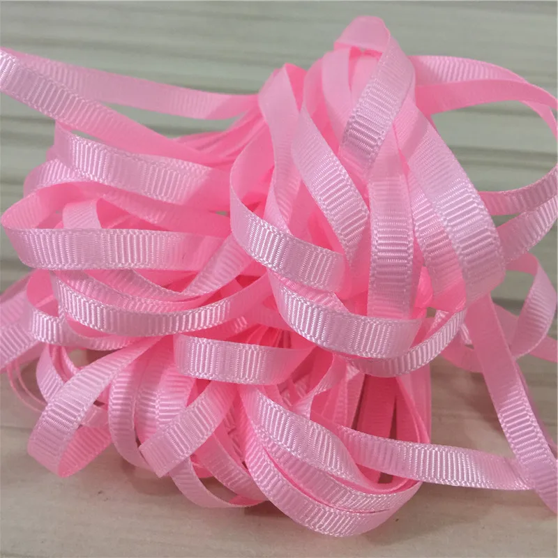 10 ярдов розовые Grosgrain ленты для свадебного украшения DIY детский бант подарочная