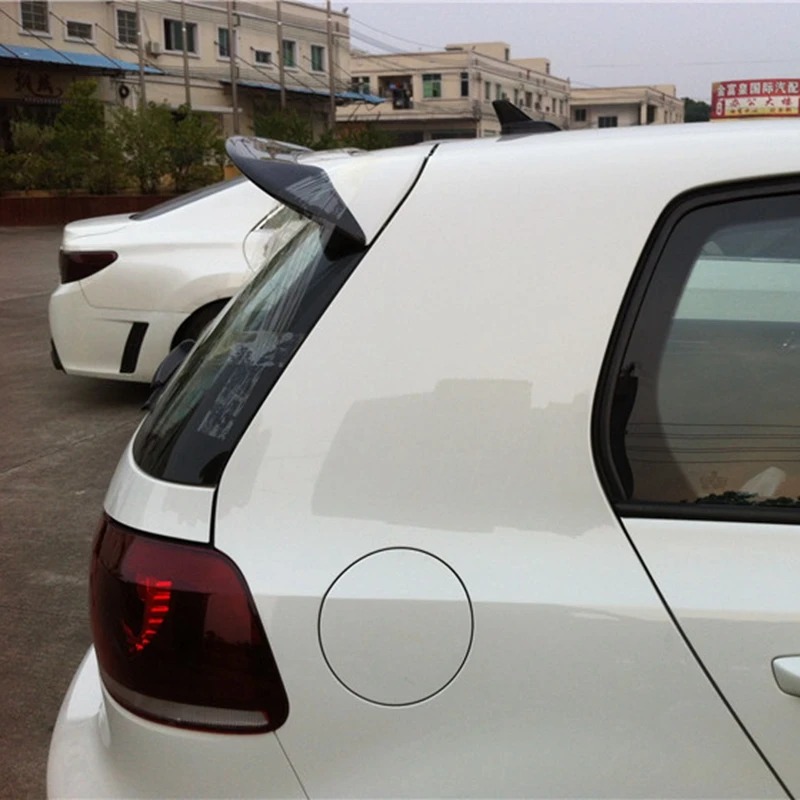 Задний спойлер на крыло, крышу для губ подходит для VW Golf 6 MK6 VI GTI& R20 углеродное волокно 2010-2013 OSIR стиль(только GTI R20