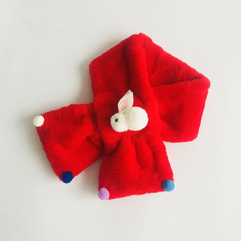 Красивая осенне-зимняя одежда для мальчиков и девочек Однотонный шарф Теплые