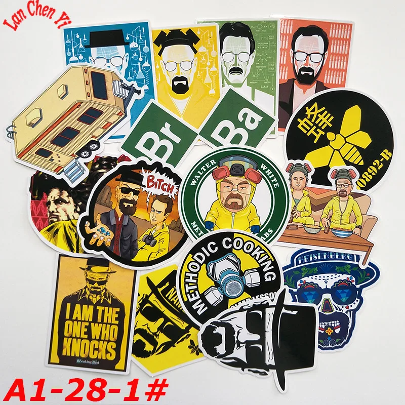 A1-28# Breaking Bad 16/шт. Наклейки различные формы Креативный дизайн каракули наклейки