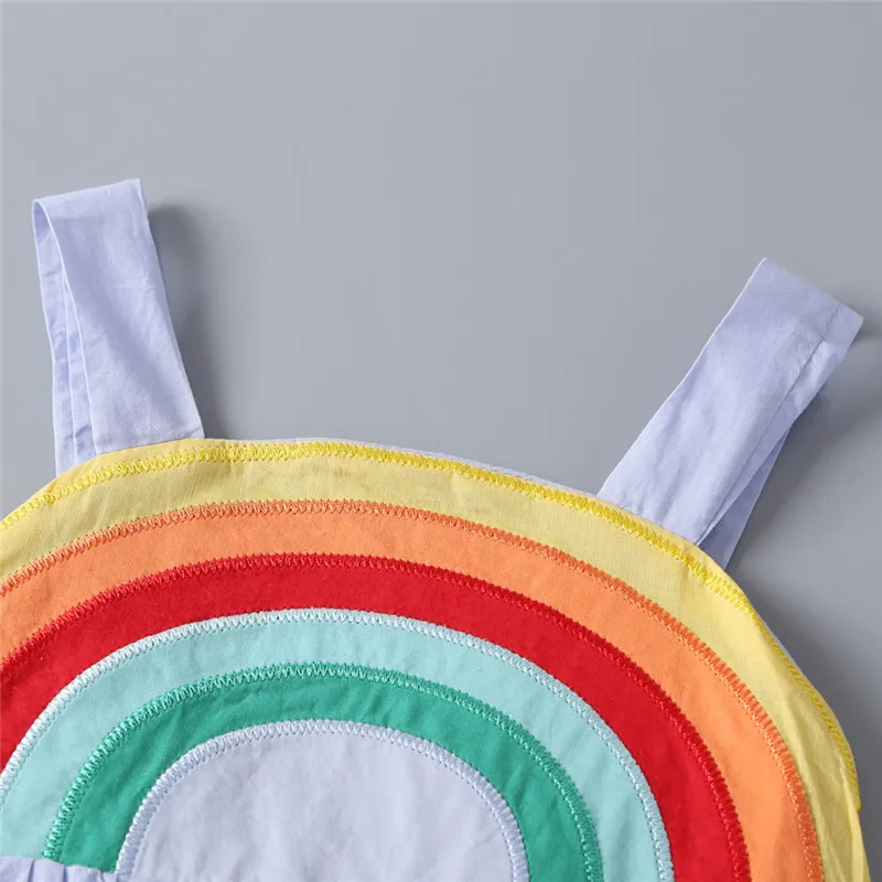 Детская одежда для маленьких девочек с открытой спиной и квадратным воротником