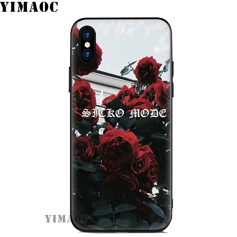 YIMAOC Travis Scott AstroWorld Soft Silicone Case for iPhone 11 Pro Xr Xs Max X or 10 8 7 6 6S Plus 5 5S SE |