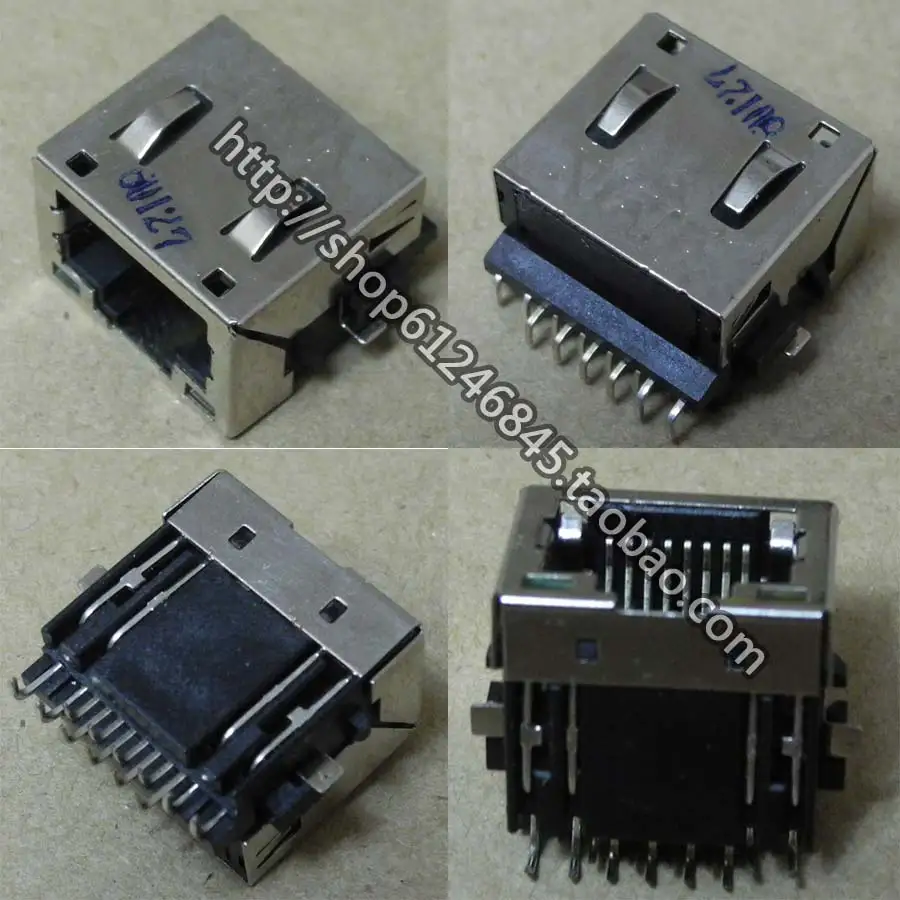 Бесплатная доставка для оригинального ноутбука NIC интерфейс RJ45 сетевой порт 02 |