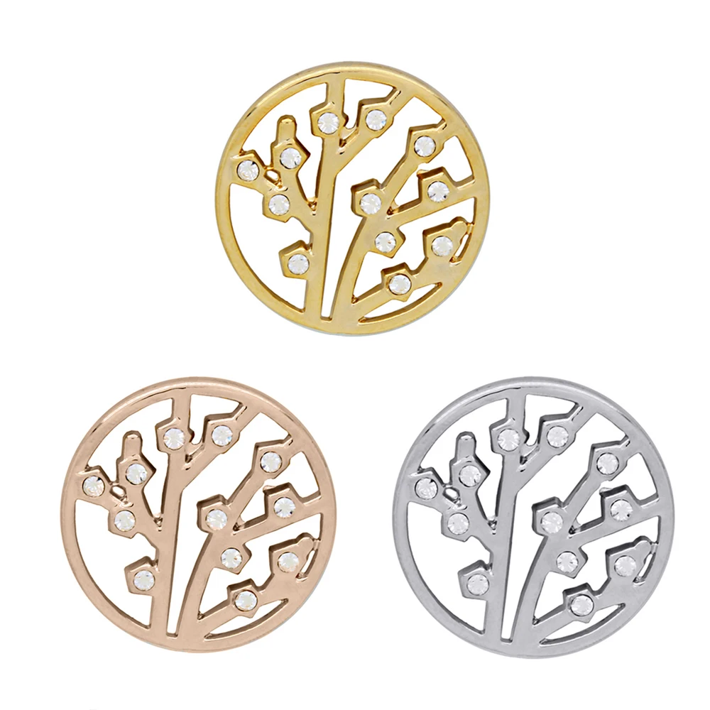 Ожерелье с кулоном в виде дерева моя монета ювелирные изделия модные ожерелья из