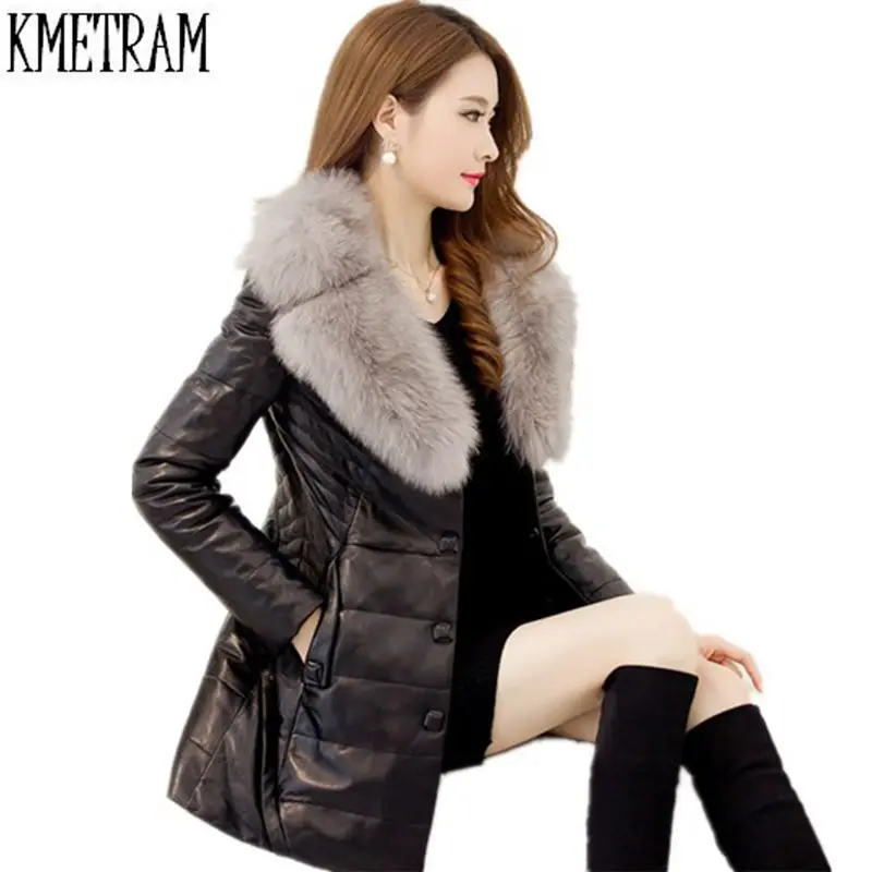 2020 размера плюс Толстая куртка из искусственной овчины женская теплая парка с