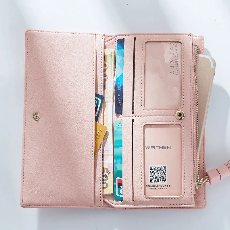 Big Capacity Women Wallets Ladies Clutch Female Fashion Leather Bags ID Card Holders Cell Phone Cash Wallet purses bolsas |