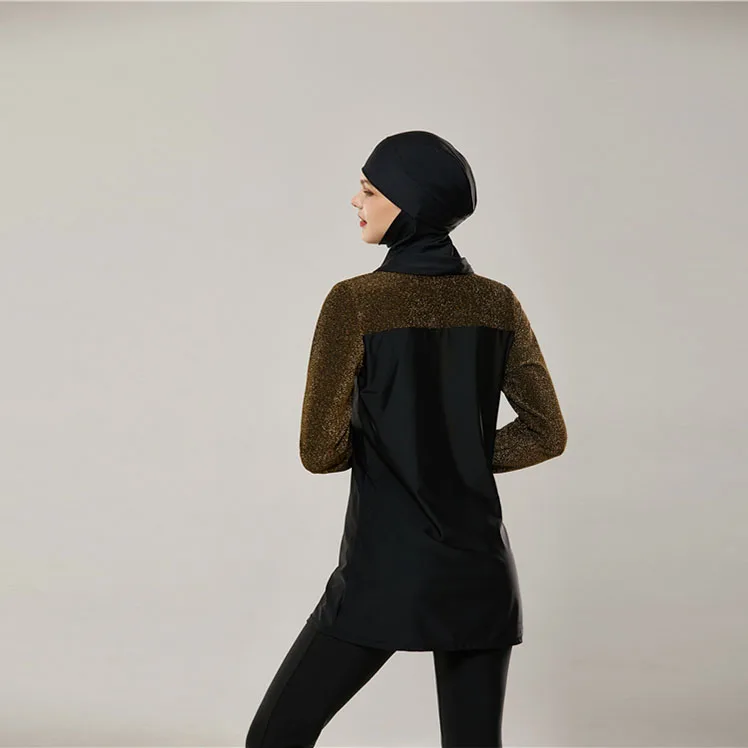 Мусульманский купальник Burkini ислам скромный купальный костюм пляжное бикини |