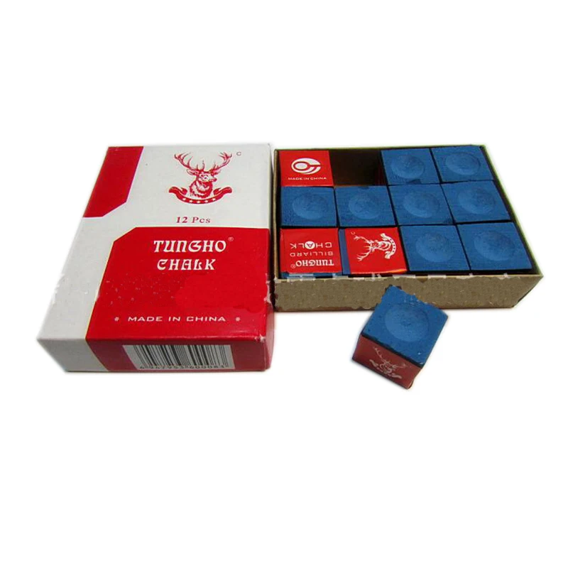 12 шт Снукер Бильярдный Мел Высокое качество бассейн кий жирный сухой Бильярд No slip