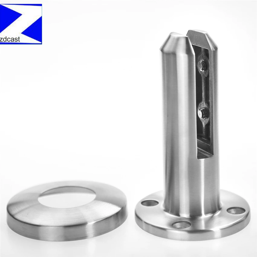 Дуплекс 2205 круглое основание Крепление стекло Spigot нержавеющая сталь бассейн