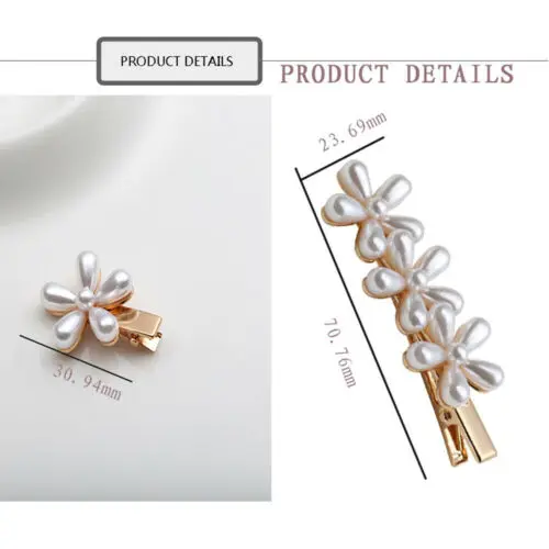 2019 Новая мода жемчужина заколка для волос Свадебные аксессуары