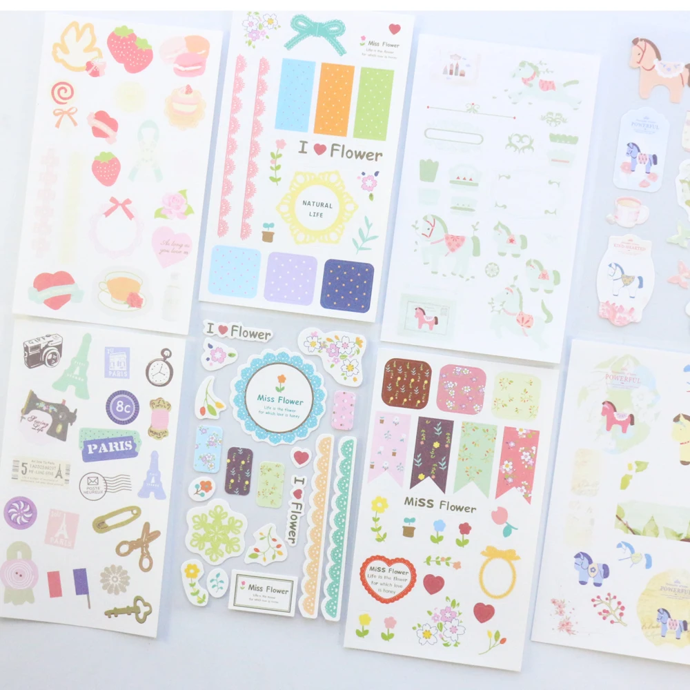 Domikee конфеты мультфильм украшения наклейки для дневника планировщик тетрадь kawaii