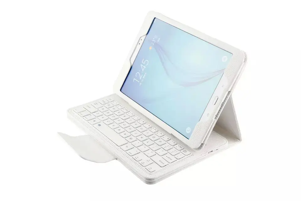 Съемная Беспроводная Bluetooth клавиатура с подставкой кожаный чехол для Samsung Galaxy Tab. A