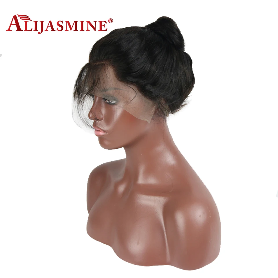 Предварительно сорванные человеческие волосы прямые 360 Кружева Фронтальная