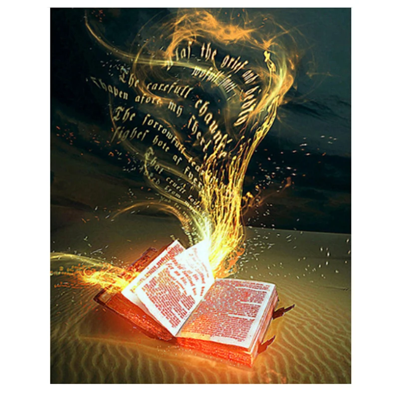5D DIY Алмазная книга-вышивка пейзаж картина выложенная алмазами Пейзаж Вышивка