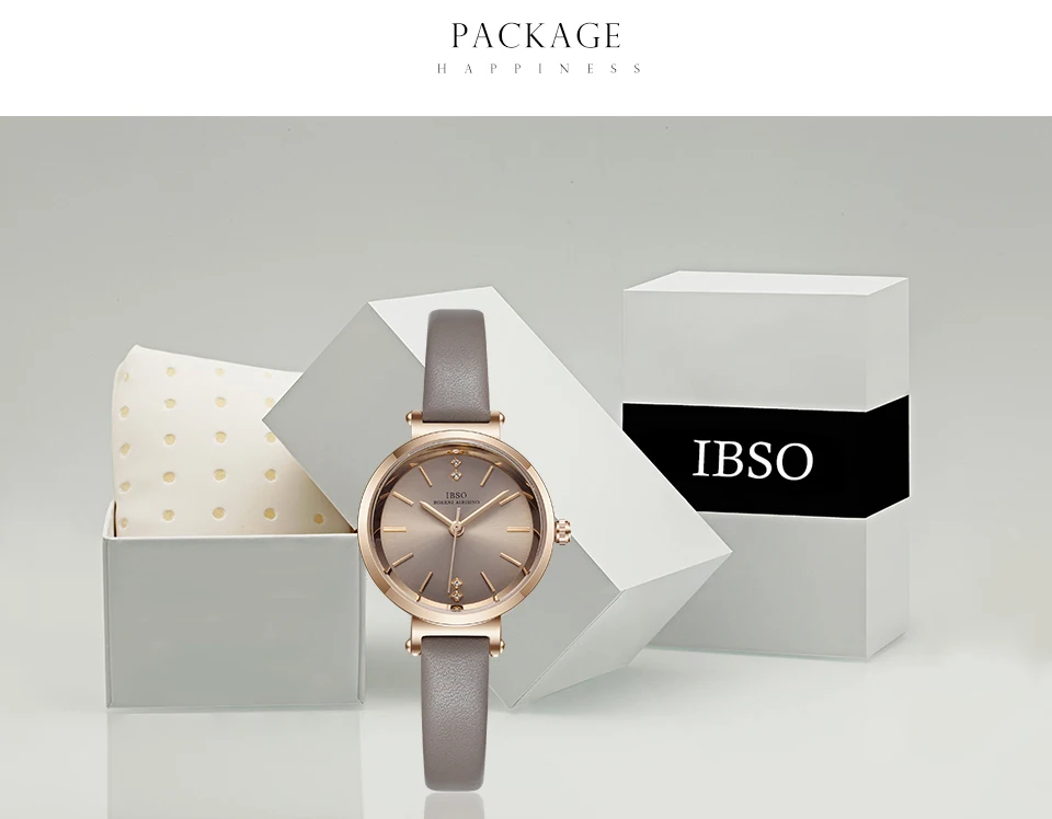 IBSO, женские кожаные часы, Дамская мода, наручные часы, Reloj Mujer,, Топ бренд, роскошные часы с кристаллами, подарки для женщин#8688