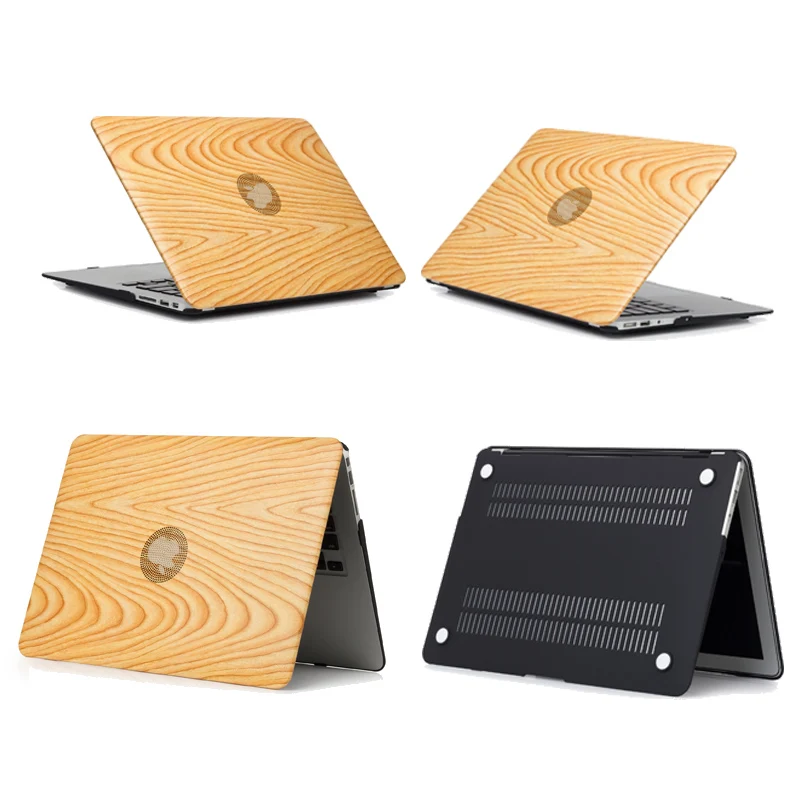 Новый чехол для ноутбука с натуральным деревом Apple MacBook Air Pro Retina 11 12 13 15 mac book 3 4