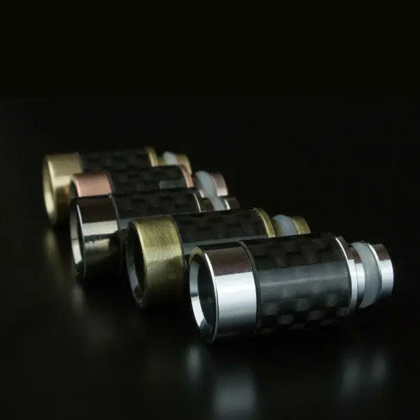 1PCS Carbon Fiber 510 Drip Tips Wide Bore Tip for E Cigarette RDA/RBA/RTA Atomizer Tank | Electronic Accessories