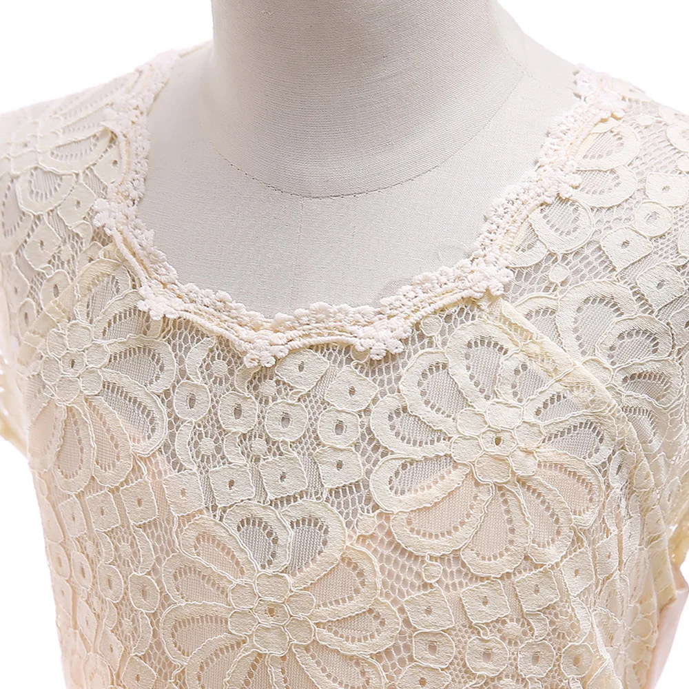 Cielarko Girls Party Long Dress Formal Lace Kids Prom Ball Gown for Princess Tulle Wedding Birthday Style Children Frock | Детская