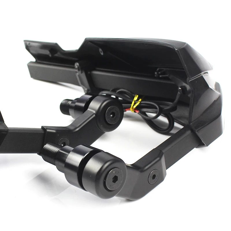 Защита для рук на руль мотоцикла со светодиодной подсветкой 2017 Kawasaki Z900 Yamaha MT07 MT09