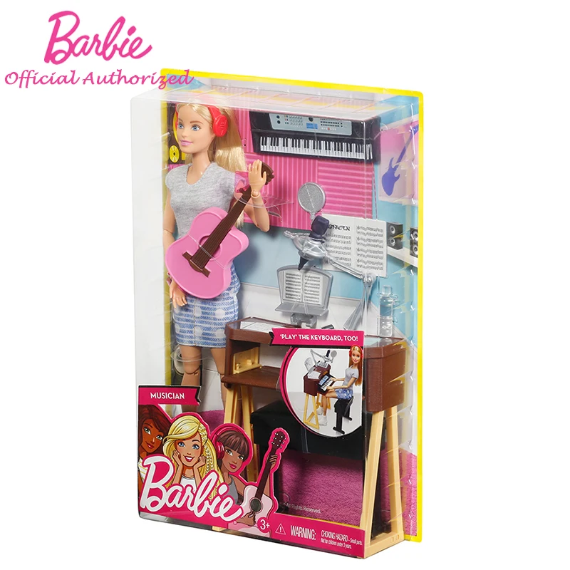 Оригинальная красивая кукла Барби Маленькая Музыкальная игрушка играющая на