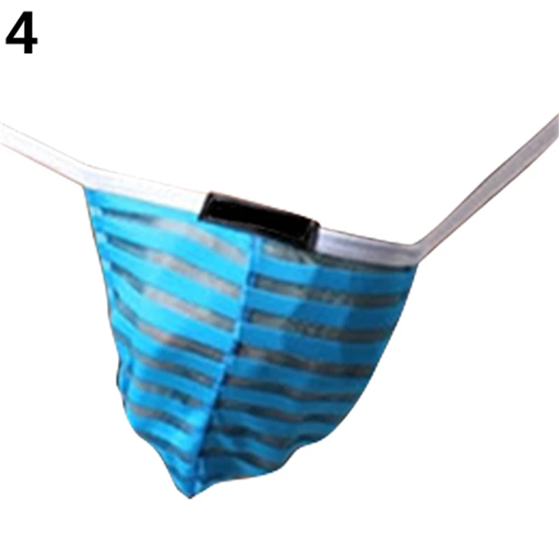 Мужские модные Гей сексуальные полупрозрачные трусы с открытой спиной на