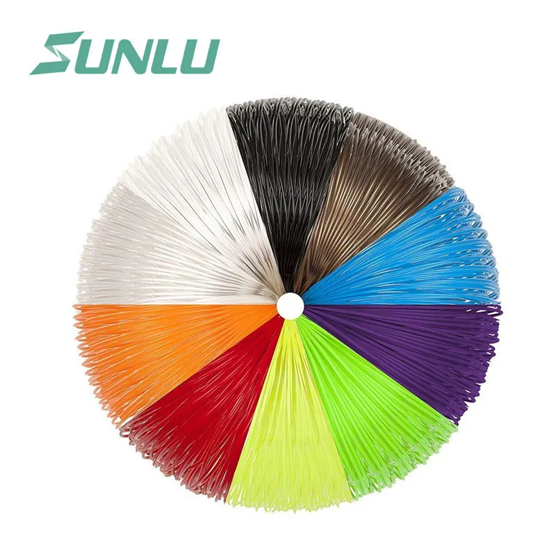 SUNLU SL 300A 3D ручка PLA/ABS/PCL Reills 1 75 мм Красочные ручки нити сублимации детей каракули