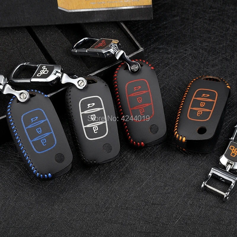 

LUCKEASY Car Keychain Keyring Key Bag Key Fob Central Key Cover For Renault Kadjar 2016-2017