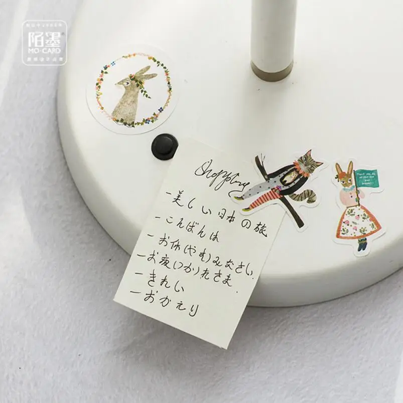 45 шт./кор. лесной концертный Бумажный Стикер Украшение DIY Дневник Скрапбукинг