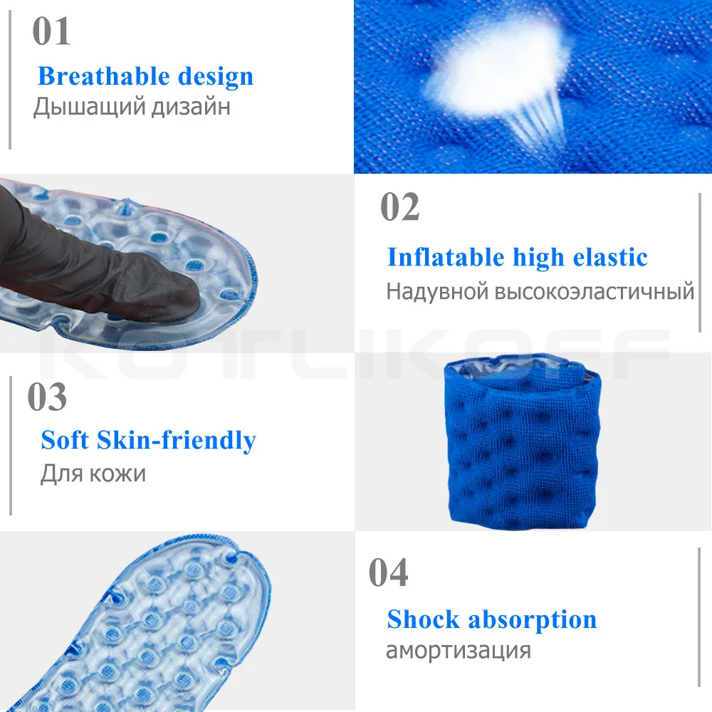 Спортивные стельки для бега с воздушной подушкой супер эластичные