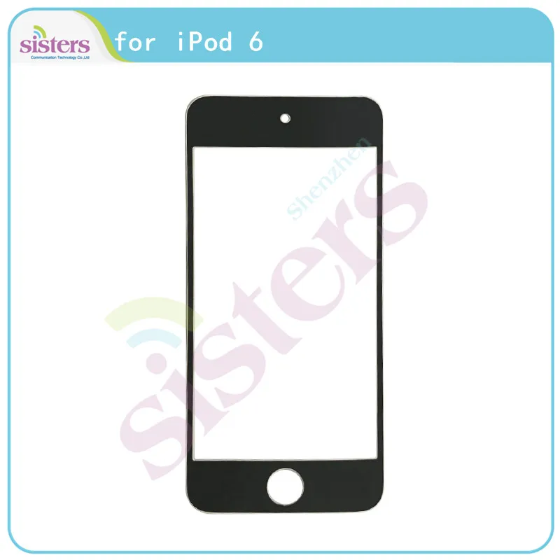 Переднее стекло для iPod Touch 6 Сенсорное Стекло Объектив Внешний сенсорный экран стекло телефон Замена Белый Черный Запасные части протестированы AAA