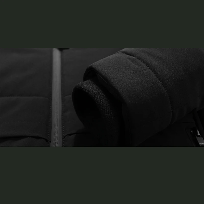 L-8XL теплые зимние плюс размеры для мужчин худи мужские парки однотонный деловой верхняя одежда пальто мужской модный бренд Softshell бурелом 3XMR30