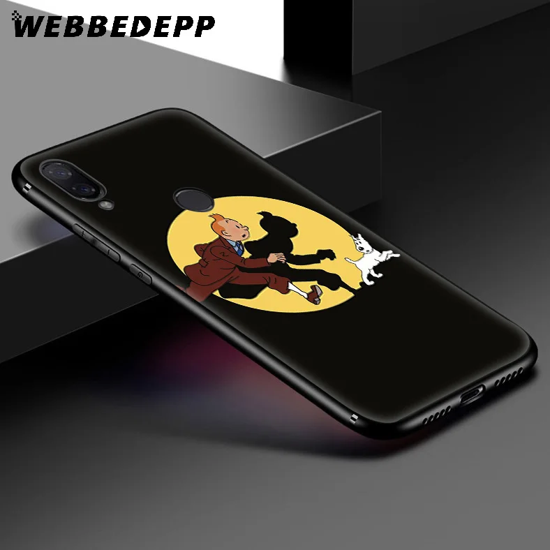 WEBBEDEPP The Adventures of Tintin Soft Case for Xiaomi Redmi K20 7A 4A 4X 5 5A 6 6A S2 Note 8 4 7 Pro Plus Prime |
