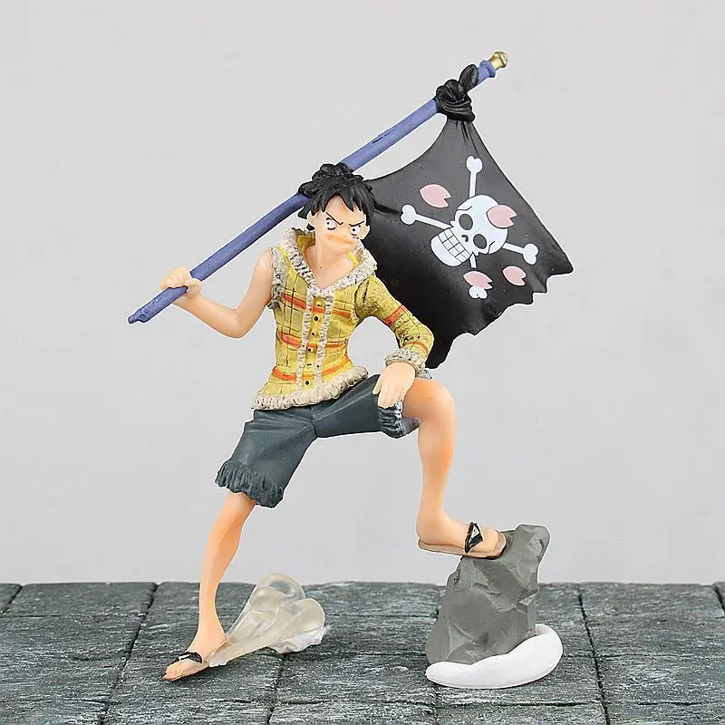 Новое поступление 5 шт./лот 6 см 10 ПВХ Японские Аниме фигурки один кусок Shirahoshi/Luffy