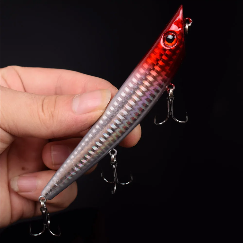 Free Shipping 1pcs new classic Pompa bait plastic bright color 5 road sub-bait 17g / 12cm 6 # hook peche crankbait pesca | Спорт и