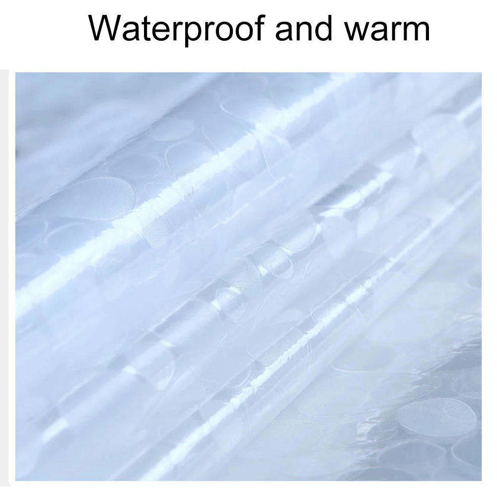 Полупрозрачная Водонепроницаемая занавеска для душа с булыжным узором