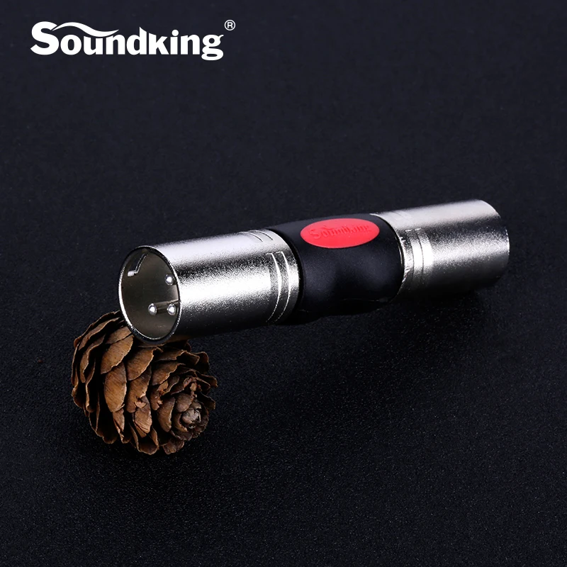 Soundking XLR штекер разъем никелевый позолоченный костюм для аудио подключения такие