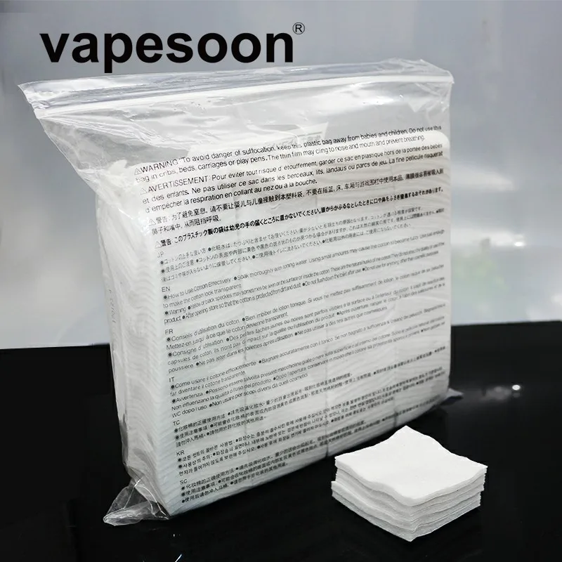 Японский хлопок Muji для RDA RBA испаритель вейп DIY электронная сигарета Тепловая