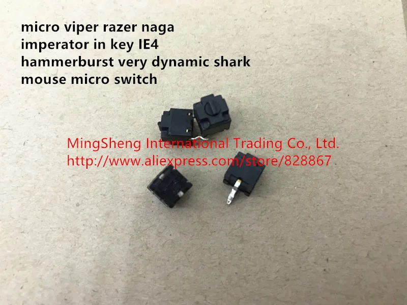 Оригинальный новый 100% micro viper razer naga imperator in key IE4 hammerburst очень динамическая Акула