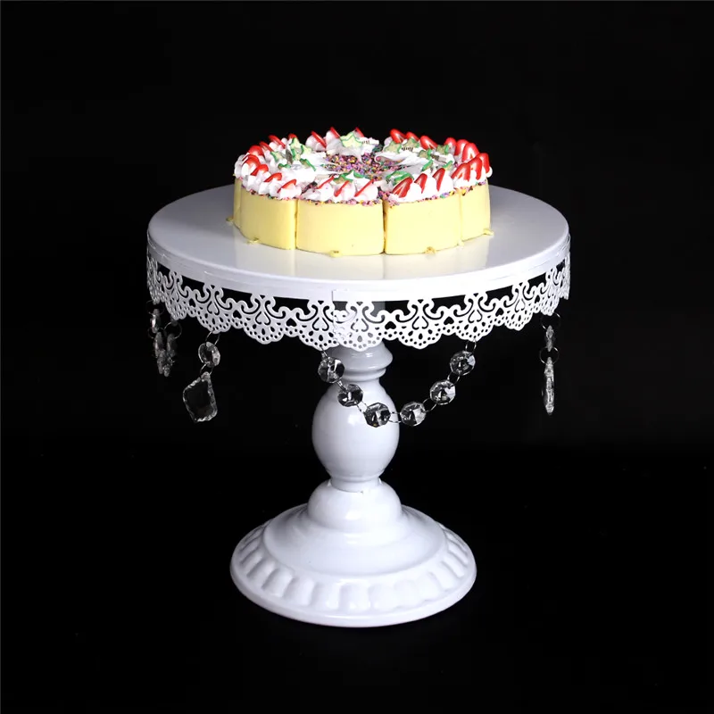 Белый свадебный Хрустальный набор Поп 3 ярусная металлическая подставка для