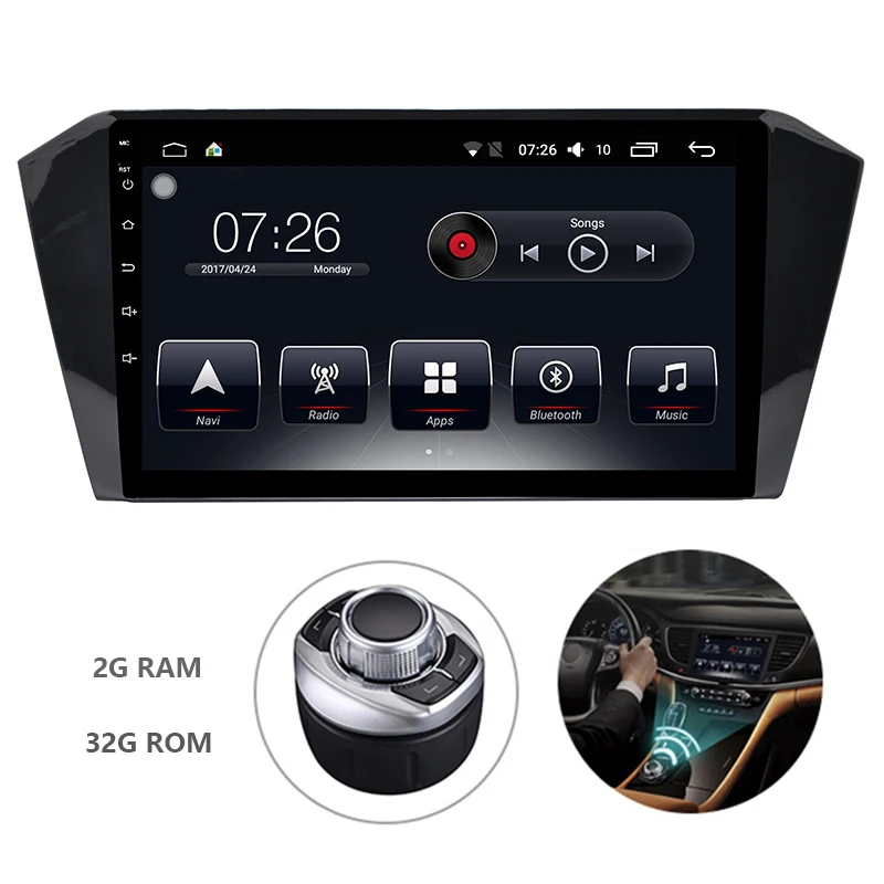 Android 7.1Car dvd Радио мультимедийный плеер 10 1 дюймов сенсорный экран с RDS WiFi