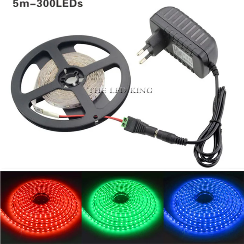 SMD RGB Светодиодный светильник 2835 1 м 2 3 4 5 светодиодный rgb светодиоды лента гибкий