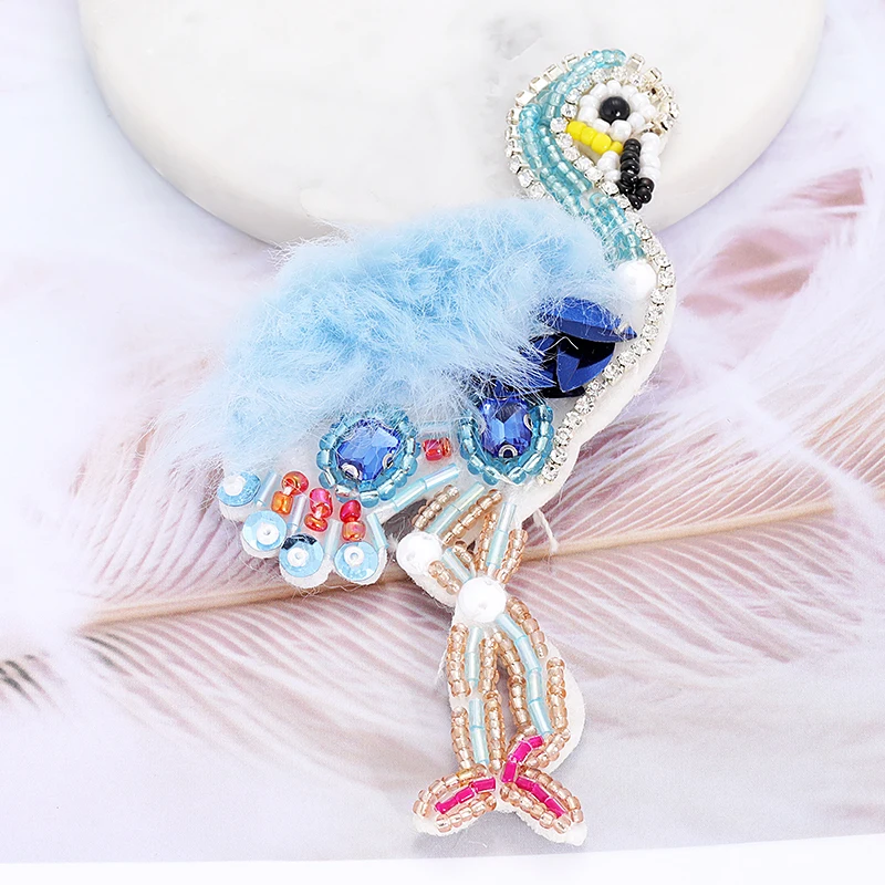 ZHINI Fashion Blue Bird Brooches Jewelry Pins Cheap Wholesale for Women Hot Sale Wedding Gifts Animal Enamel Birds Clip | Украшения и