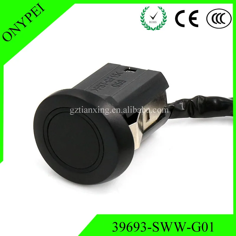 Черный парковочный датчик заднего хода 188300 5921 39693 SWW G01 для HONDA CRV 2007 2012 39693SWWG01