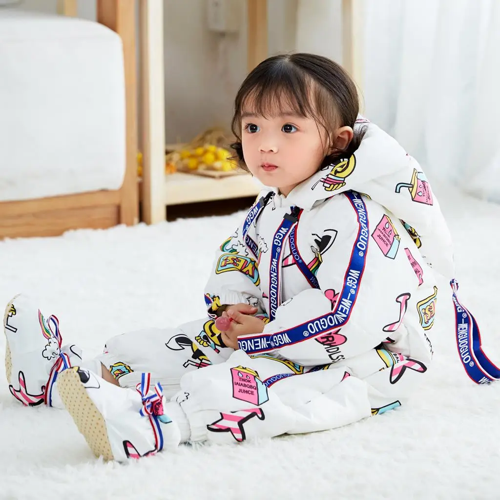 Детский спальный мешок для новорожденных мальчиков и девочек зимнее теплое