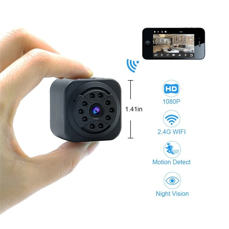1080P HD Новый 2018 беспроводной wi fi IP мини камера ночное видение с обнаружения