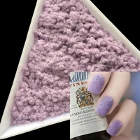20gbag 3d candy manicure velvet powder light purple nail decoration fuzzy flocking nylon powder for nail glitter art tips 2407