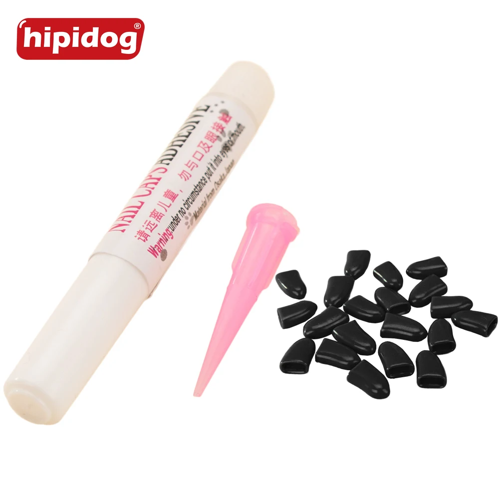 Случайный цвет 20 шт Мягкие колпачки для когтей в виде зубцов перчатка форме лапы