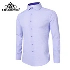 2018 Новый Дизайн весналетняя хлопковая мужская рубашка с длинным рукавом ЕС Размер одежда мужская модная сорочка в клетку