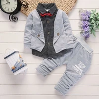 toddler boys clothes outfits cotton clothing set 2pcs gentleman wear little child for 1 2 3 4 years size infant suit outerwear